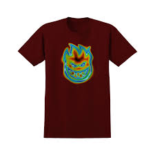 Spitfire Radioactive Bighead T-Shirt - Burgundy
