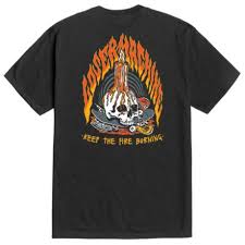 Loser Machine - On Fire T-Shirt - Black