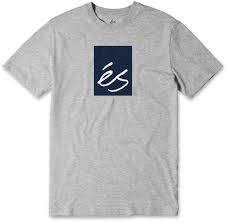 Es Main Block T-Shirt - Grey/Navy