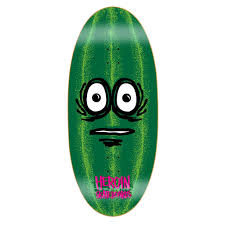 Heroin Skateboards Watermelon Egg Deck 13.5 – full deck standing