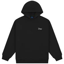 Dime Classic Small Logo Hoodie - Black