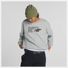 New Balance Numeric French Terry Crewneck - Grey