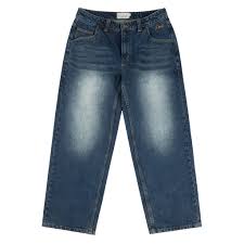 Dime Classic Relaxed Denim Pants - Faded Indigo