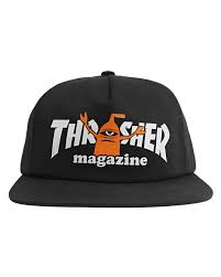 Thrasher x Toy Machine Sect Snapback Hat - Black