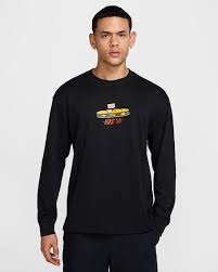 Nike SB Max90 Longsleeve Skate T-Shirt - Black