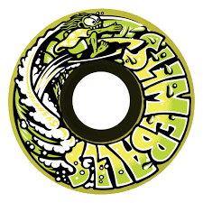 Santa Cruz Slime Balls Slime Surfer OG Slime Wheels - 54.5mm 78A - Yellow