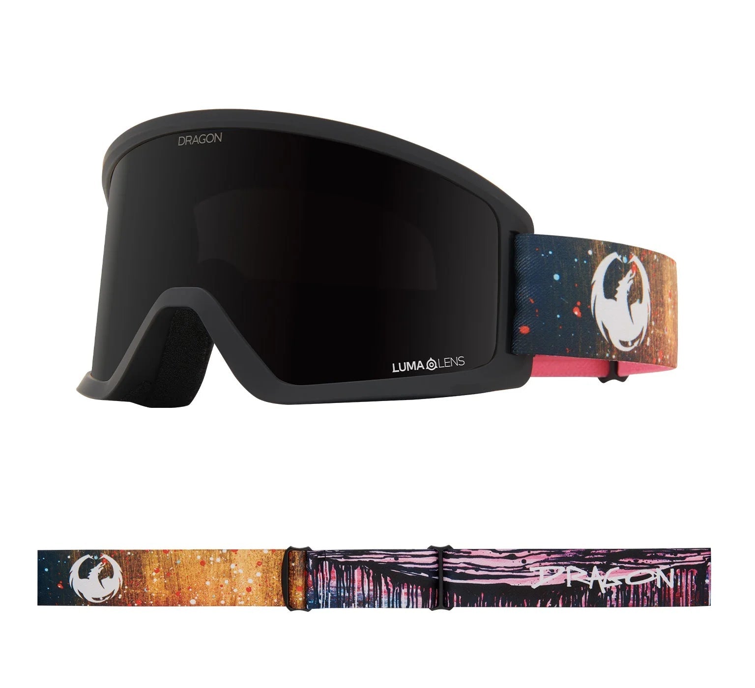 Dragon 2025 DX3 OTG Goggle - Iguchi Lite/LL Midnight - Switch Skate & Snow
