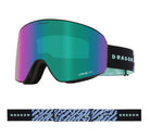 Dragon 2025 PXV IR Goggle - Coolwave/Celeste IR/LL Amber - Switch Skate & Snow