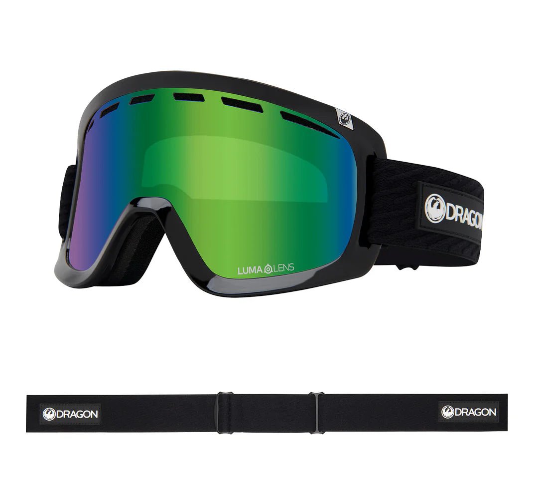 Dragon 2026 D1 OTG Goggle - Icon Green/LL Green Ion + Amber - Switch Skate & Snow