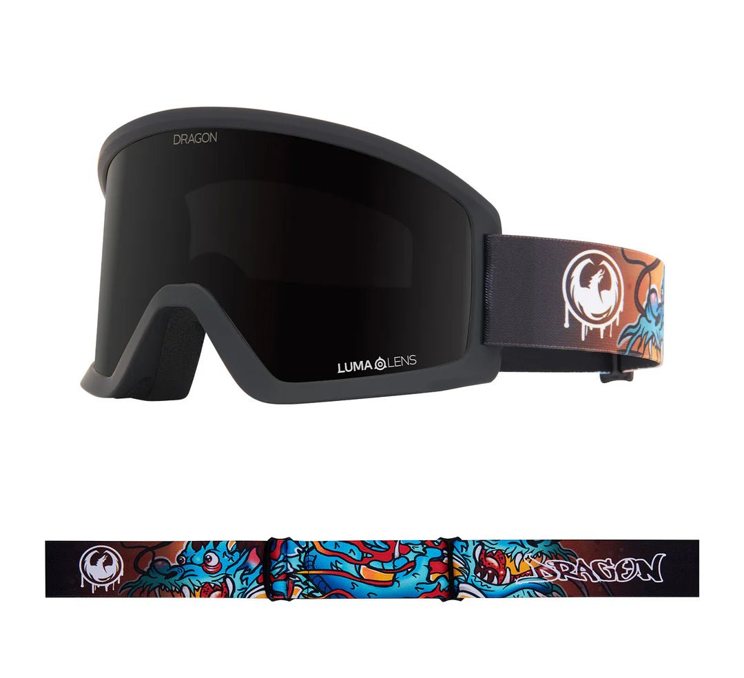 Dragon 2026 DX3 OTG Goggle - Dragonsbreath/LL Midnight - Switch Skate & Snow