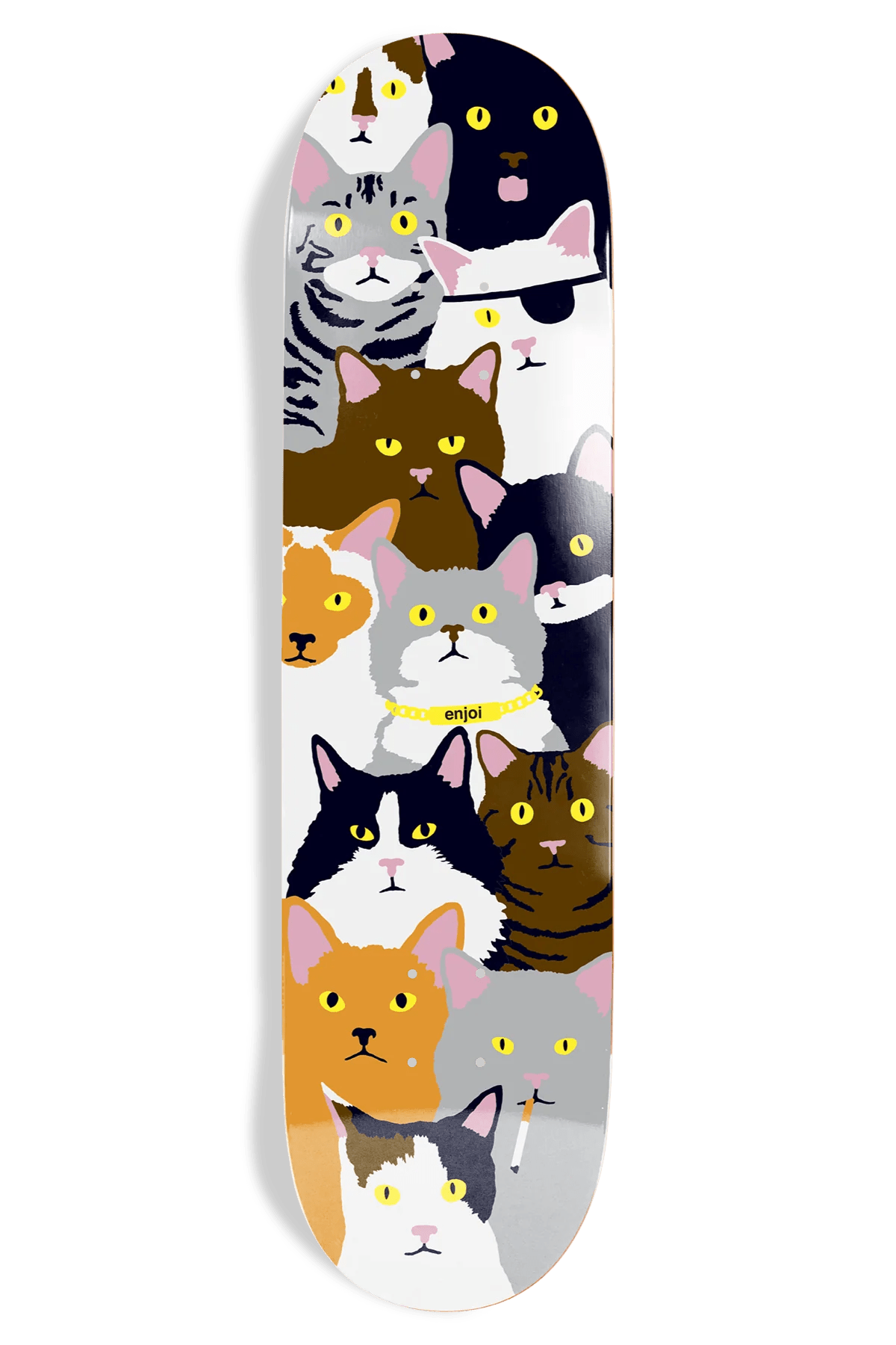 Enjoi Cat Collage Deck - 8.25 - Switch Skate & Snow