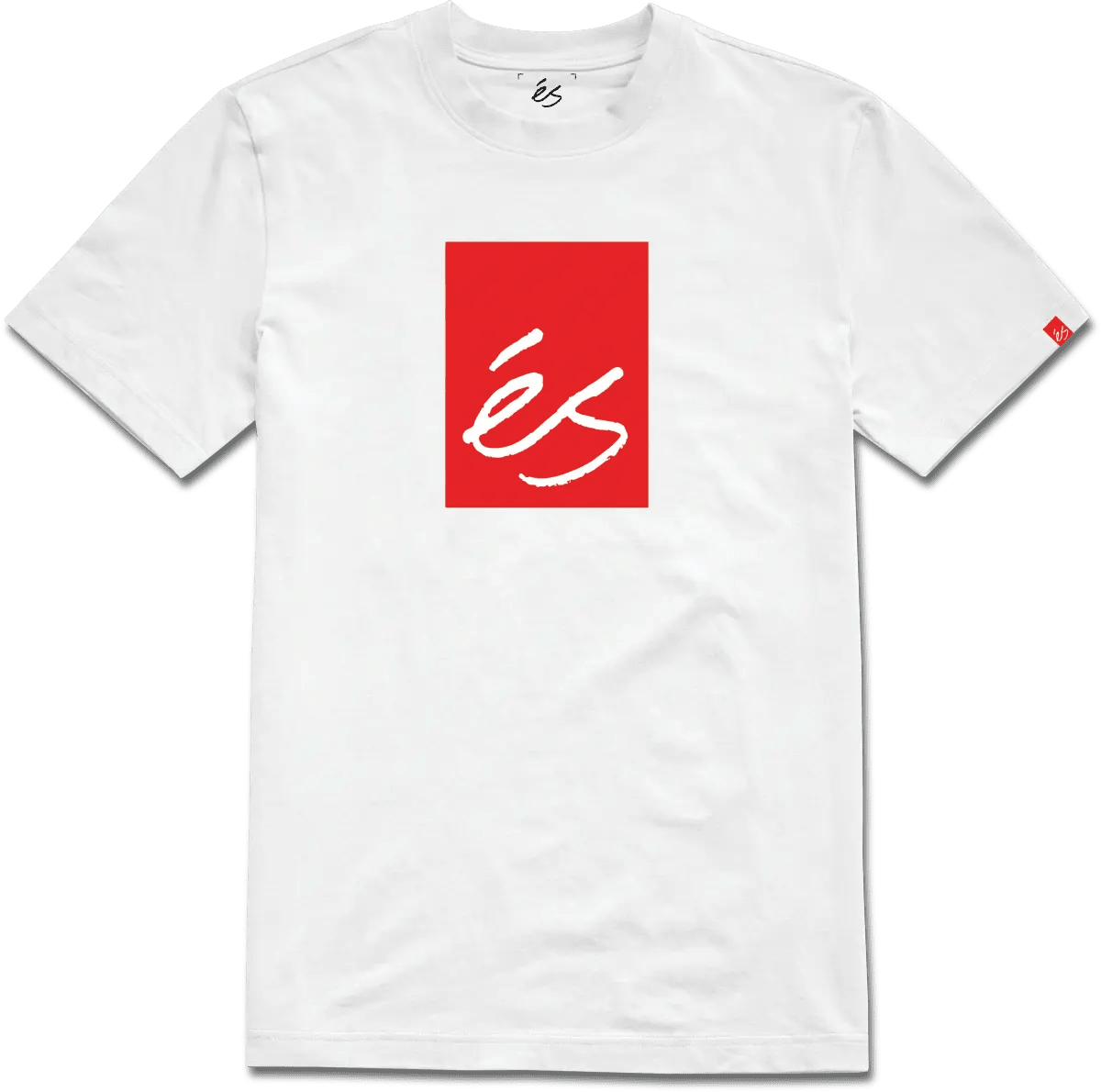 Es Main Block T-Shirt - White - Switch Skate & Snow