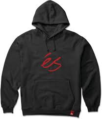 Es Script Fleece Hoodie - Black - Switch Skate & Snow