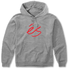 Es Script Fleece Hoodie - Grey/Red - Switch Skate & Snow