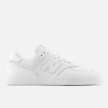 New Balance Numeric 574 Vulc  Shoes - White/White