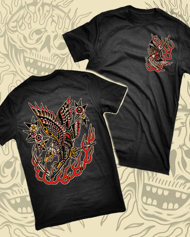 Take To The Grave - Flying Death T-Shirt