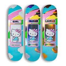 Girl Carroll Hello Kitty Rainbow Deck - 8.5 - Switch Skate & Snow