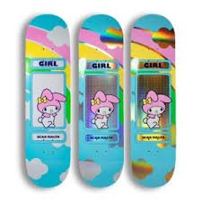 Girl Malto Hello Kitty Rainbow Deck - 8.25 - Switch Skate & Snow
