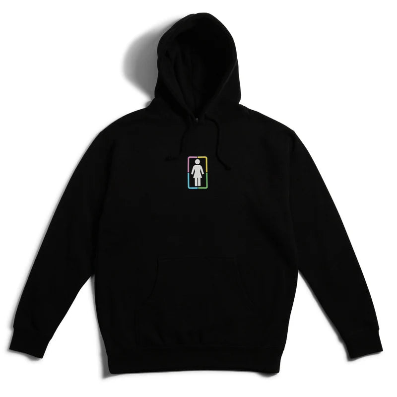 Girl Rainbow Circle Hoodie - Black - Switch Skate & Snow