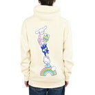 Girl Rainbow Stacked Hoodie - Cream - Switch Skate & Snow