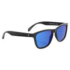 Glassy Deric Polarized Glasses - Matte Black/Blue Mirror - Switch Skate & Snow