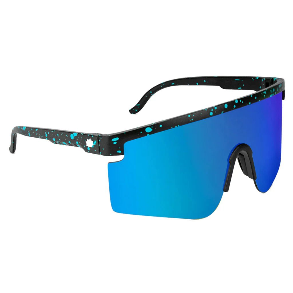 Glassy Mojave Speed Shade Glasses - Black/Blue - Switch Skate & Snow