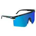 Glassy Mojave Speed Shade Glasses - Black/Blue - Switch Skate & Snow