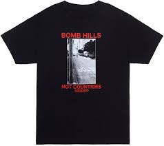 GX1000 Bomb Hills Not Countries T-Shirt - Black - Switch Skate & Snow