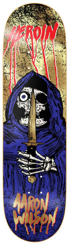 Heroin Aaron Wilson Skull Priest Deck - 8.5 - Switch Skate & Snow