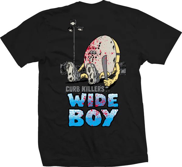 Heroin - Curb Killer Wide Boy T-Shirt - Black - Switch Skate & Snow