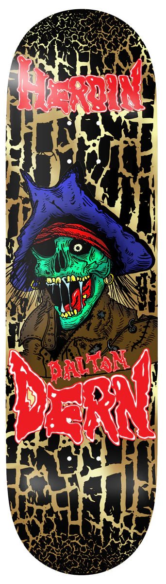 Heroin Dalton Dern KO2 Pirate Deck - 8.75 - Switch Skate & Snow