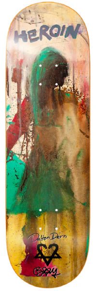 Heroin Dern X Bam Margera Deck - 8.3875 - Switch Skate & Snow