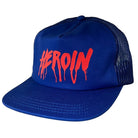 Heroin - Drip Trucker Hat - Royal - Switch Skate & Snow
