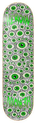 Heroin Eyes Holographic SYM Deck - 8.25 - Switch Skate & Snow