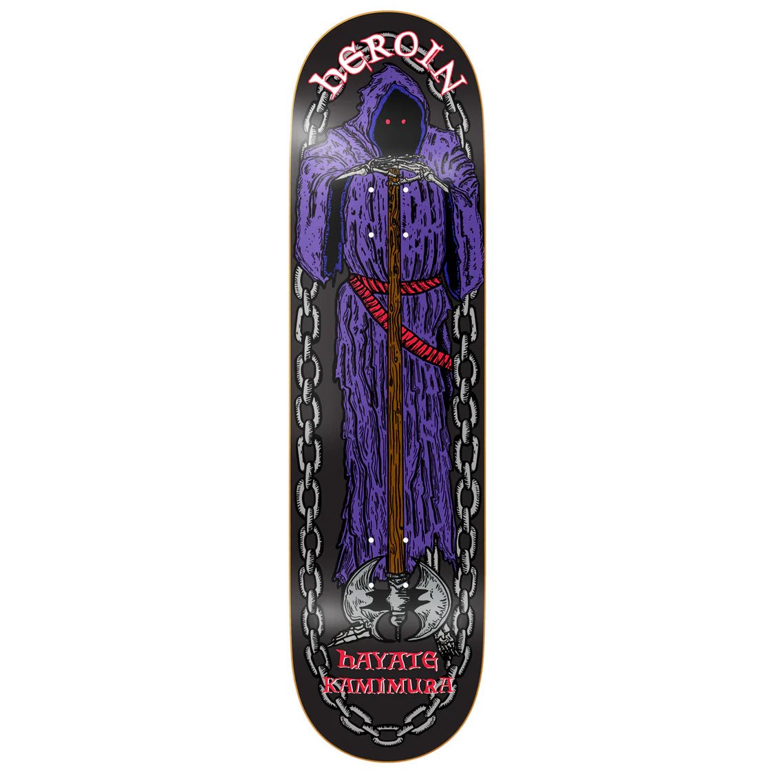 Heroin Hayate Axeman Deck - 8.25 - Switch Skate & Snow