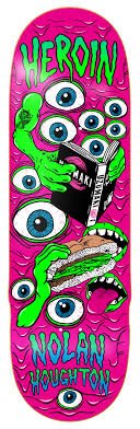 Heroin Nolan Houghton Mutate Or Die Deck - 9.5 - Switch Skate & Snow