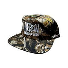Heroin - Script Nylon Snapback Hat - Camo - Switch Skate & Snow