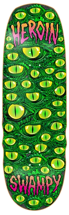 Heroin Swampy Eyes Deck - 10.0 - Switch Skate & Snow