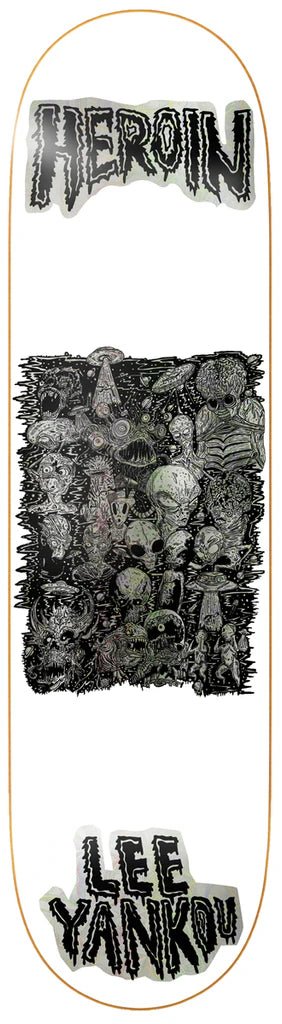 Heroin Yankou Allegory of Fear Deck - 8.25 - Switch Skate & Snow