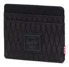 Herschel Charlie Cardholder Wallet - Black Diamond/Black - Switch Skate & Snow