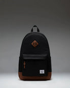 Herschel Heritage Backpack - Black/Tan - Switch Skate & Snow