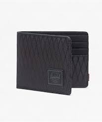 Herschel Roy Wallet - Black Diamond/Black - Switch Skate & Snow