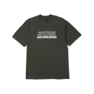 HUF X Spitfire Burn Heavyweight T-Shirt - Washed Black - Switch Skate & Snow