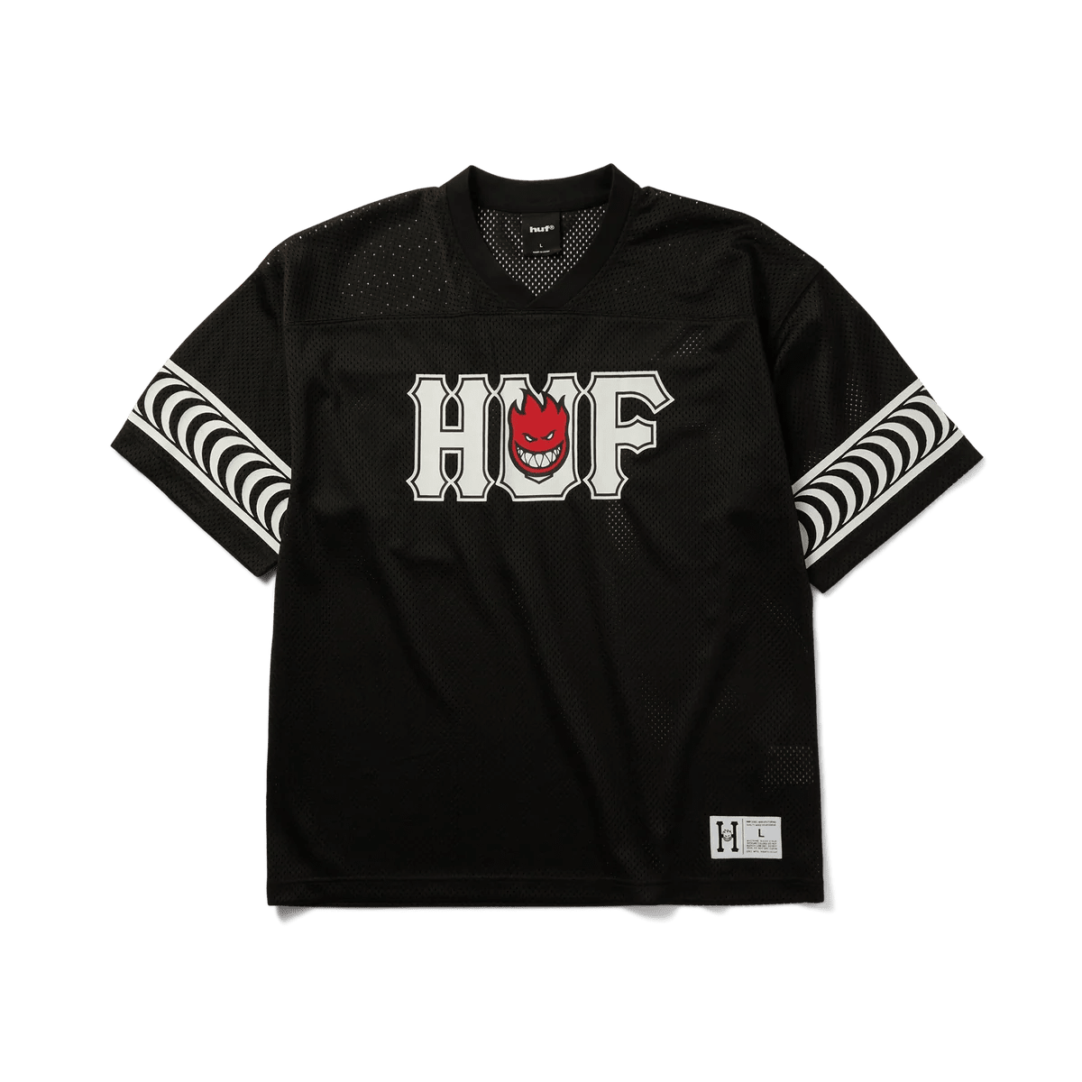 HUF X Spitfire End Zone Jersey - Black - Switch Skate & Snow