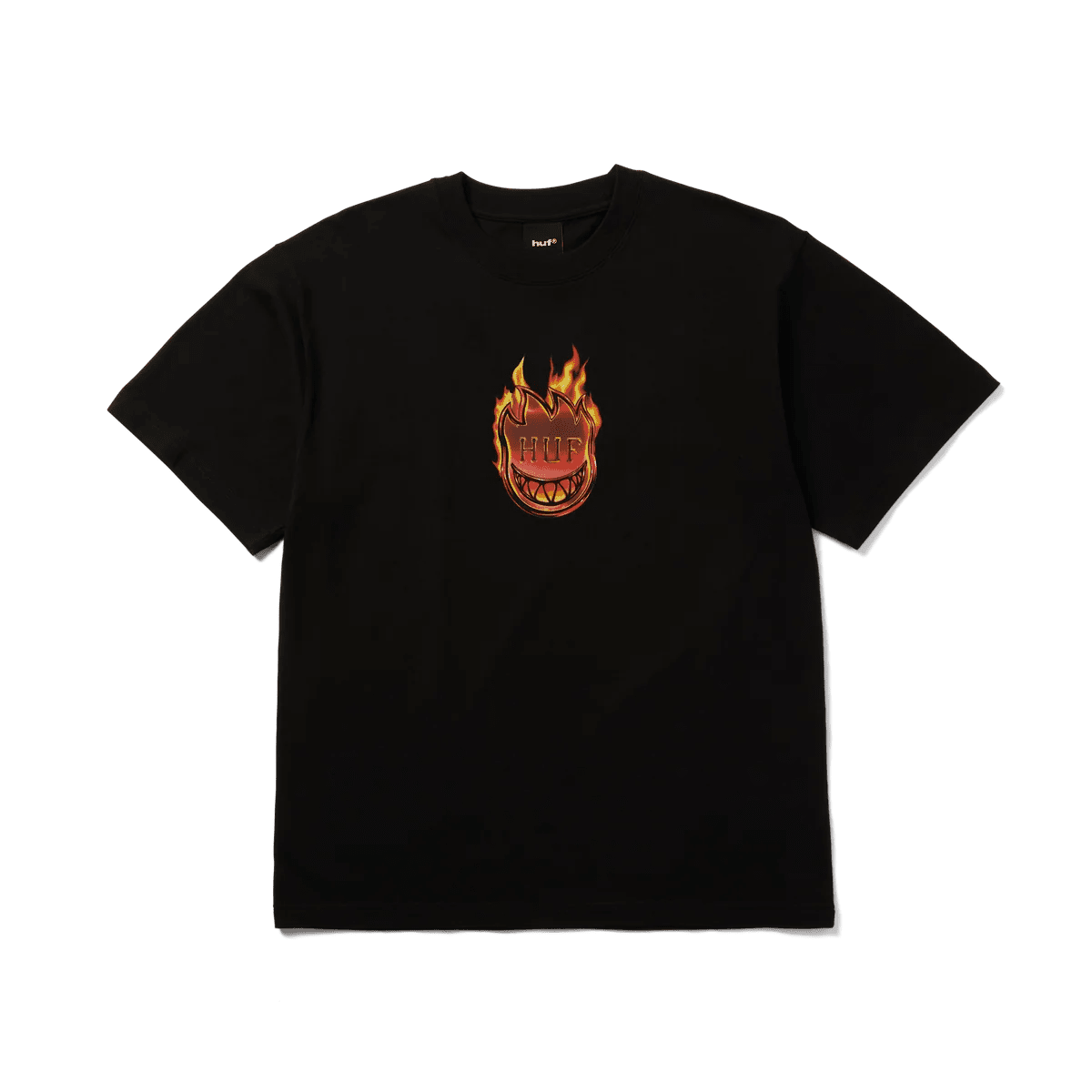 HUF X Spitfire Flame Galaxies T-Shirt - Black - Switch Skate & Snow