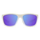 I - Sea Greyson 2.0 Polarized Rubber Sunglasses - White/Purple Mirror - Switch Skate & Snow