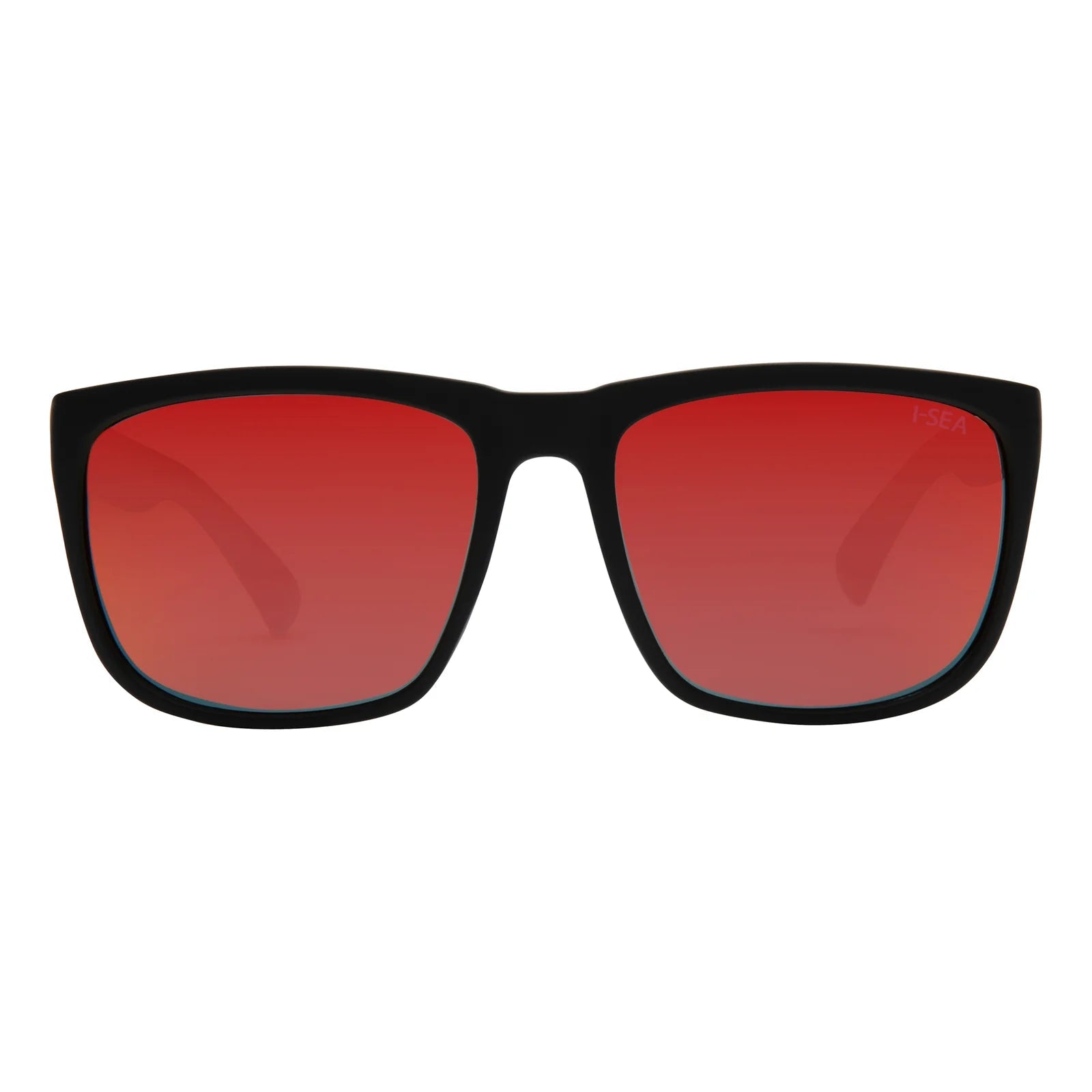 I - Sea Wyatt Polarized Sunglasses - Black/Red Mirror - Switch Skate & Snow