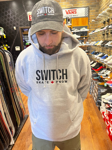 Switch OG Logo Applique Heavyweight Hoody - Grey/Black