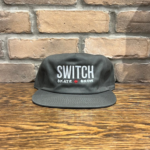 Switch OG Logo 5-Panel Snapback Hat - Olive