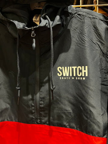 Switch OG Logo Lightweight Windbreaker Anorak Jacket  - Classic Navy/Red
